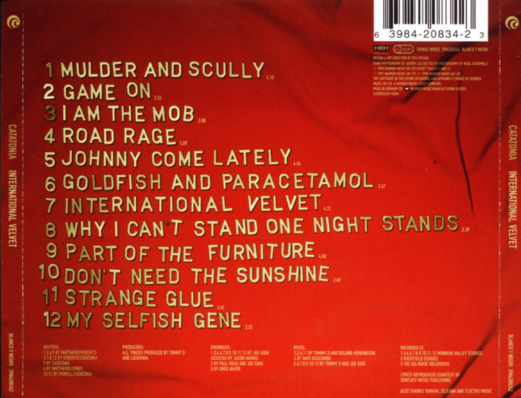 Catatonia  International Velvet : Back